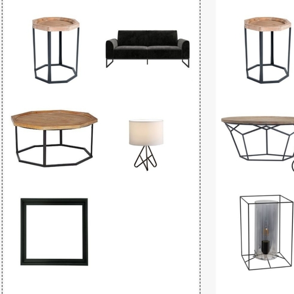 Grayson Wood and Metal Side Table Natural - Finch - Picture 10 of 13